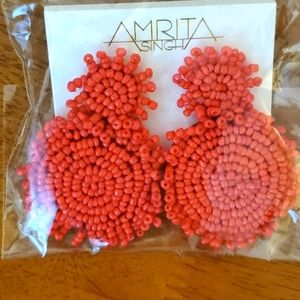Amrita Singh Summer Seedbead Earrings NWT